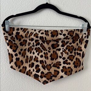 Leopard Print tube top
